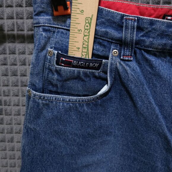 VTG BugleBoy 77 Jeans 36x32 Mens 90s Carpenter Relaxed Wide Leg Bootcut Workwear - Picture 7 of 16